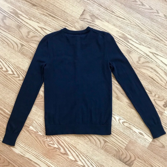 New J CREW Navy Cardigan Sweater with Seahorse XXS - Picture 2 of 7